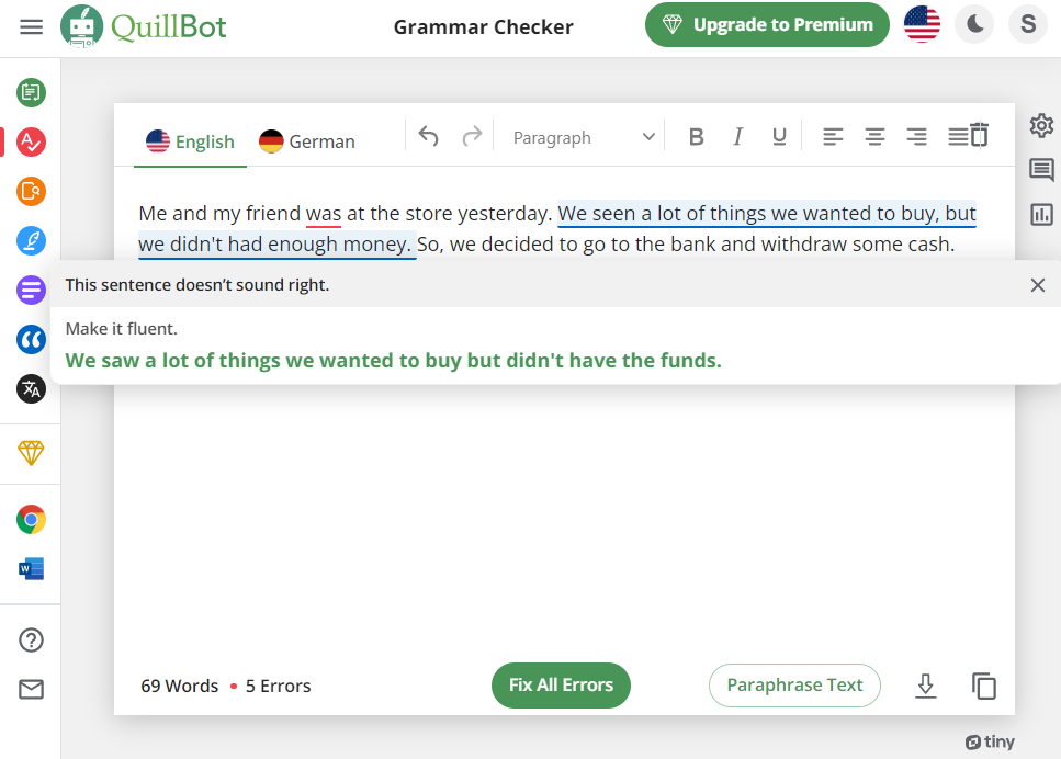 How to Check Parallels Structure Using Quillbot